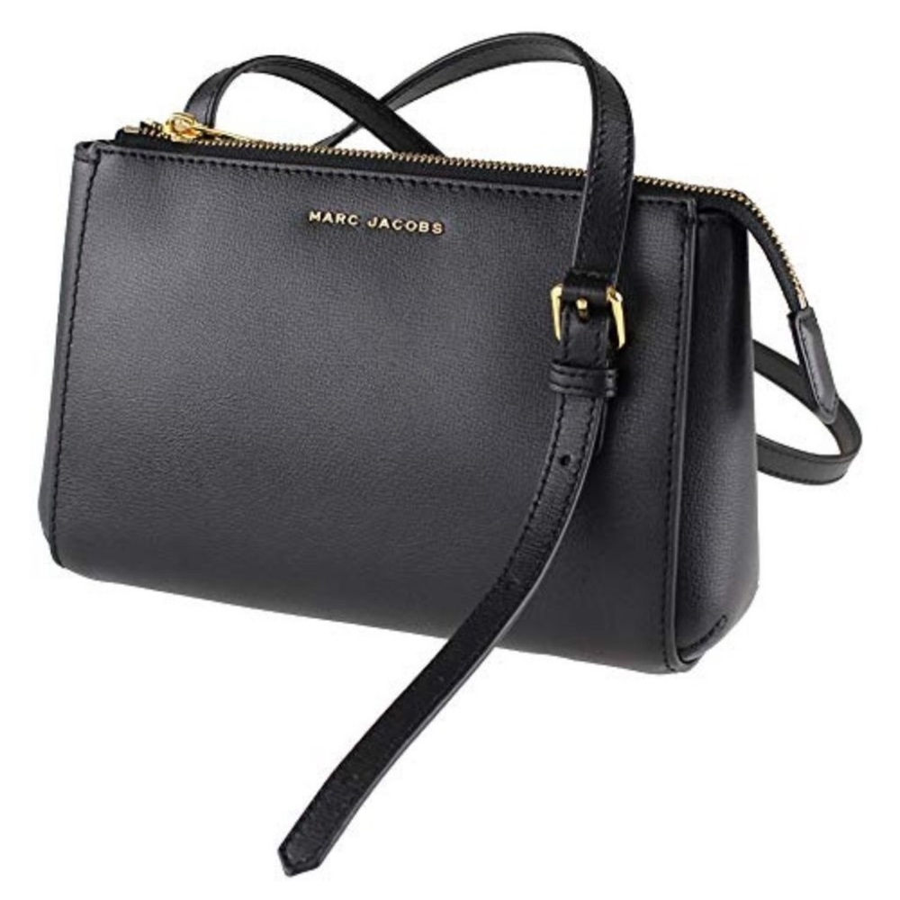 Marc Jacobs Commuter Leather Black CrossBody Bag - Picture 2 of 11
